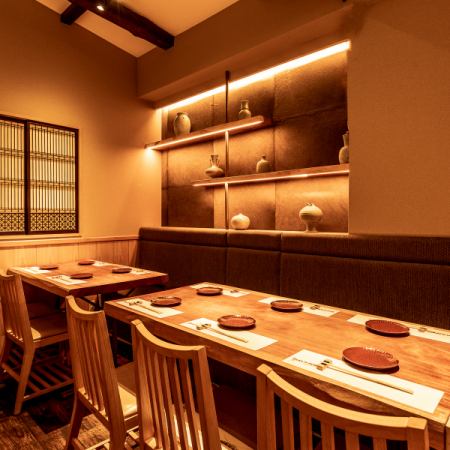 最大12名様までご案内可能な完全個室席ございます◎