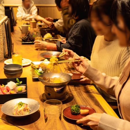 土日祝13時～OPEN♪炉端焼きとおでんのお店。