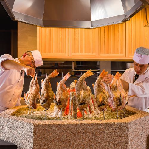 のどぐろ原始焼きコース