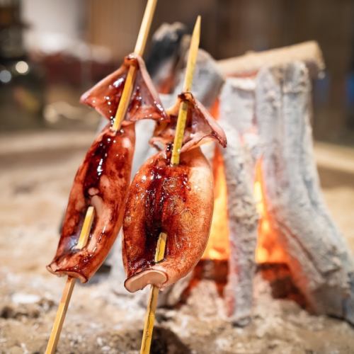 烏賊の丸焼き