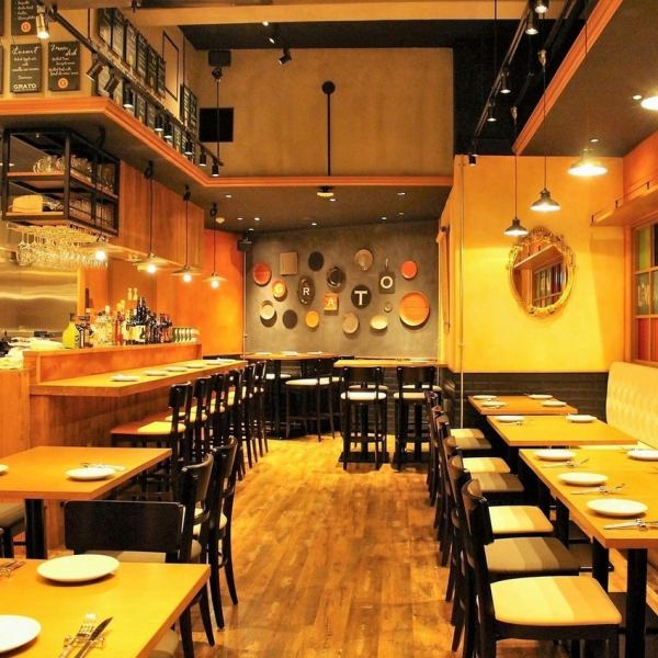 [Private 20 people-up to 50 people OK ♪] Ichigaya Station 3 minutes walk and excellent access! You can enjoy the creation Italian, including the Italian tempura in the calm atmosphere of the terrace seat complete installation ♪ All-you-can-eat preparation There are also projectors and audio equipment for private and private parties.Please feel free to contact us regarding party reservations ☆