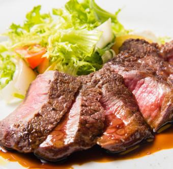 Grilled domestic A4 Japanese black beef rump (120g)