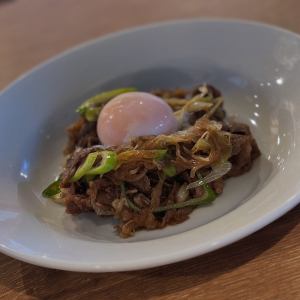 近江牛のすき焼き風炒め