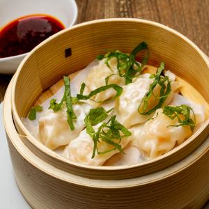 エビ餃子のせいろ蒸し