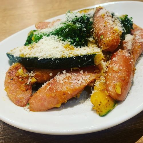 Pumpkin and Sausage Aglio Olio