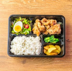 Fried chicken bento