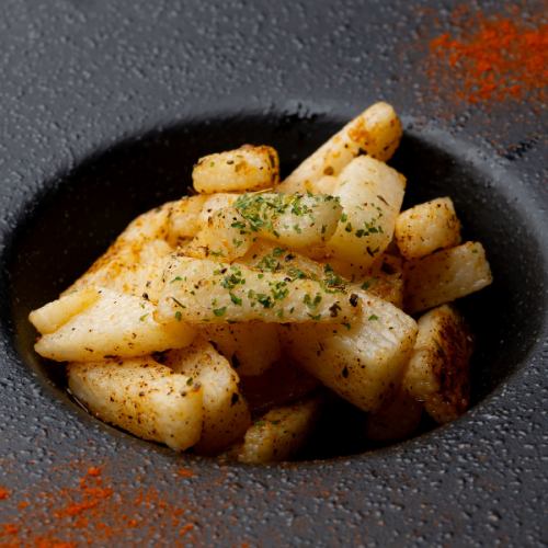 Spicy fried yam
