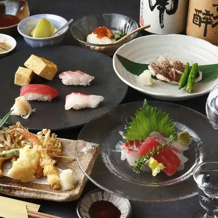 【料理のみ】梅コース|豊洲から毎日仕入れている旬の鮮魚を満喫