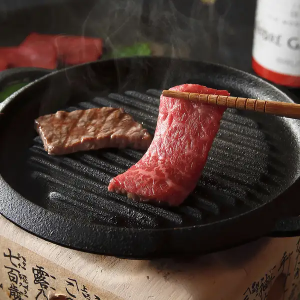 黒毛和牛の鉄板焼き