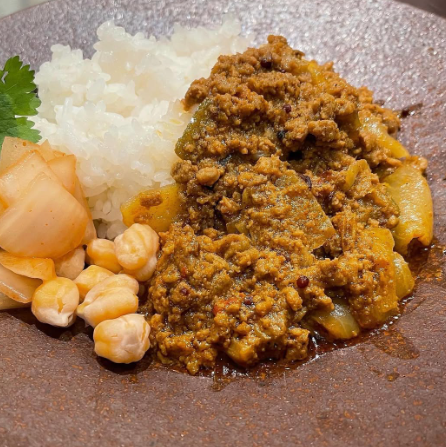 Lamb keema curry