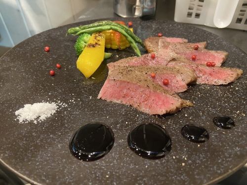 Japanese black beef sirloin tagliata