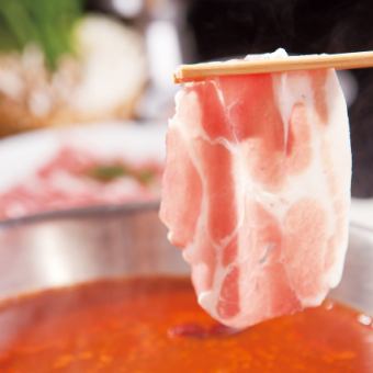 期間限定【しゃぶしゃぶ食べ飲み放題】豚・鶏そばつゆ！2,500⇒2,300円（税込）/8名以上30分延長