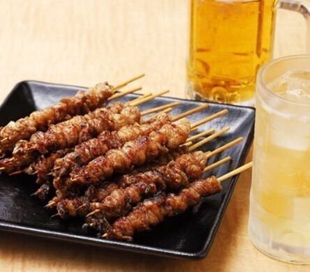 Hakata Chicken Skin Skewers