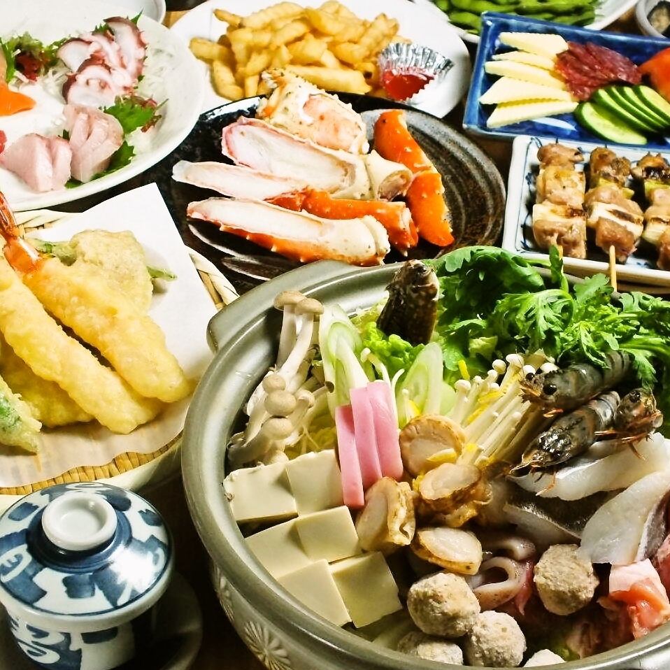 特大鍋付き！豪華3000円コースは3時間飲み放題！！