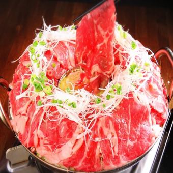 [2H无限畅饮◆共100种]公开价格“肉煮火锅+日式菜单”4000日元⇒3000日元（含税）