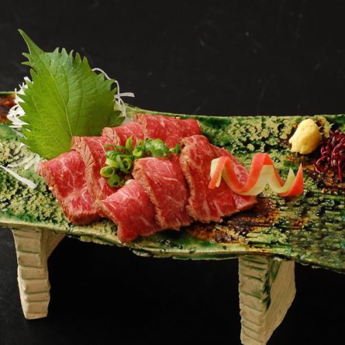 * Japanese beef sashimi