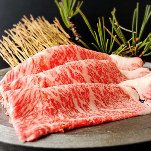 국산 와규의 '고기 스시' '고기 요리 탄 샤브' 고기가 맛♪