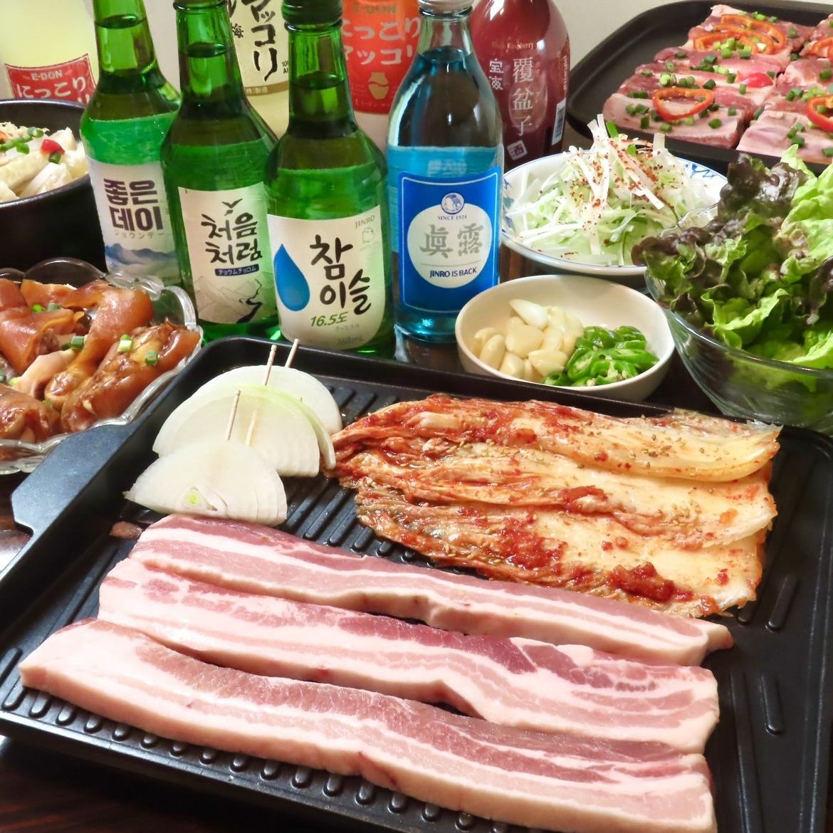 本場の美味しさを追求！本格サムギョプサル・スープ料理が絶品◎