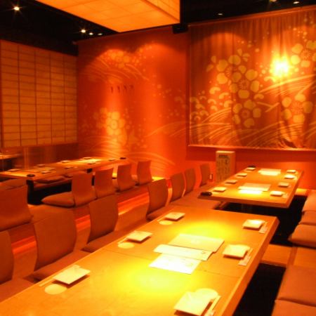 [The private room with a sunken kotatsu seat can accommodate up to 36 people.Very popular for company banquets!] Please use "Umeko no Ie Nihonbashi branch" for all kinds of large-scale banquets♪ We also have coupons perfect for banquets, so you can enjoy a reasonable banquet♪ We are proud of our atmosphere. Enjoy your meal and drinks in a private room! We are also accepting reservations for courses as well as seats!