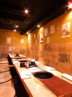 The tatami mat seats that can accommodate up to 18 people are also recommended for company banquets !!