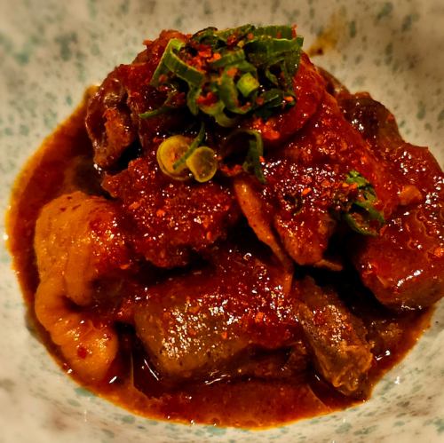 鶏の赤いどて煮