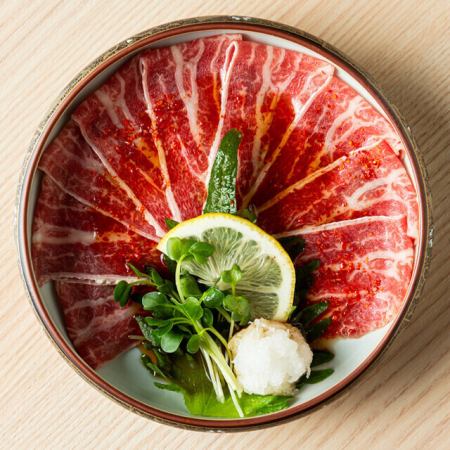 【当店自慢の看板メニュー】ツラミ刺し