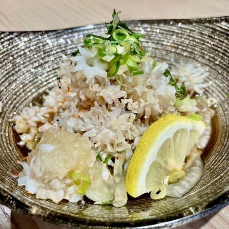 ウルテ湯引きポン酢