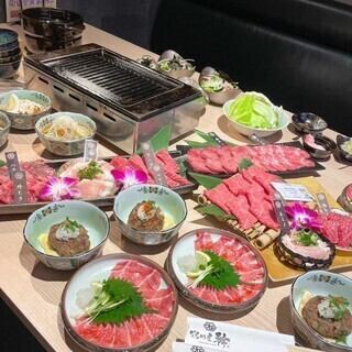 最高級黒毛和牛A5ランクを使用した絶品コース料理を提供します！