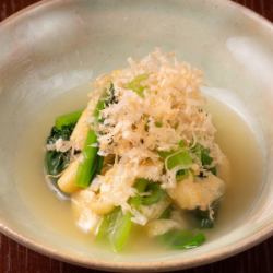 江戸菜のおひたし