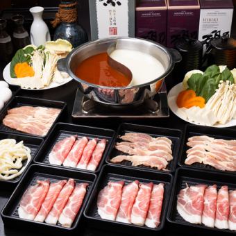 【当店名物◎】◆しゃぶしゃぶ食べ放題120分◆お肉も野菜も好きなだけ♪2400円（税込）