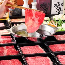 [推荐◎] ◆ 黑毛和牛涮锅100分钟自助餐 ◆ 享受优质和牛6,300日元（含税）！