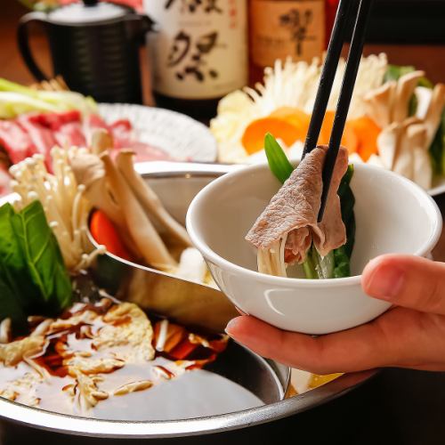 野菜バーもコースに完備！