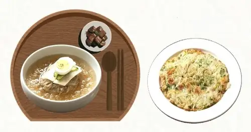 ネンミョン（冷麺）＋スズシロゼン定食