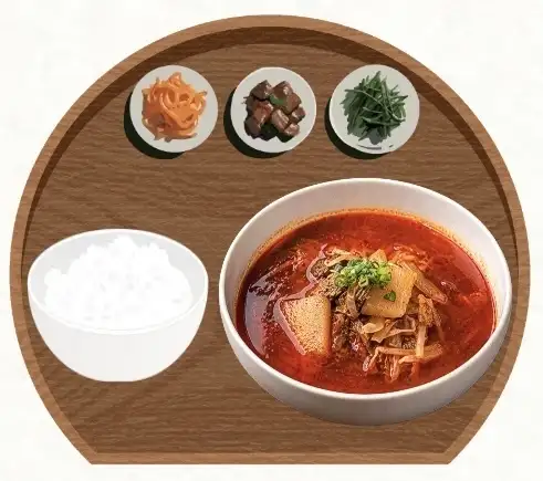 牛肉と大根の旨辛スープ