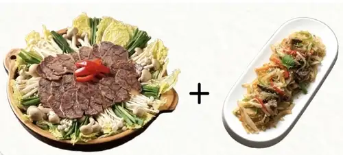アロンチム＋ミナンチェ＋雑炊 or うどん 2人前