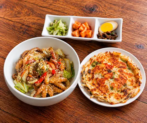 Teriyaki Tsukumidoppabu + Susushi Rozen Set Meal