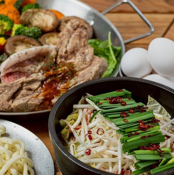 [Winter only] BBQ & Hot Pot Course with 2 hours of all-you-can-drink 5,500 yen (tax included)