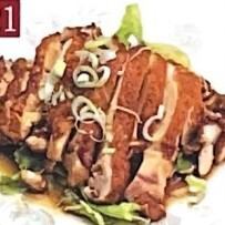 揚げ鶏の香味ソースかけ