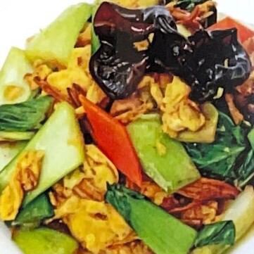 きくらげ玉子炒め