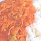 エビと玉子チリソース丼