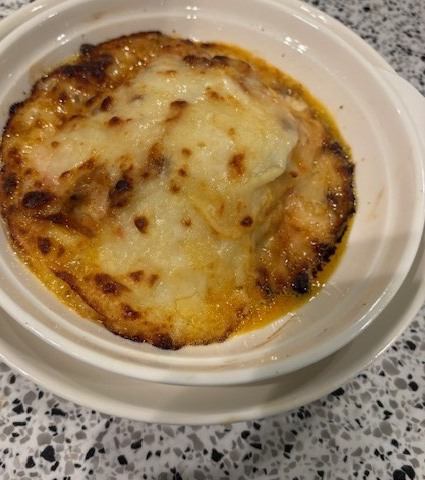 くん製モッツァレラチーズのラザニア