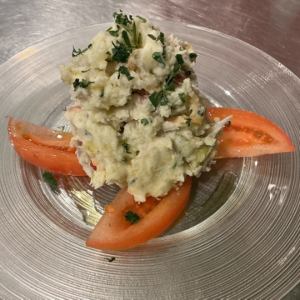 生ハム・ゴルゴンゾーラのポテトサラダ