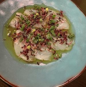 本日の鮮魚のカルパッチョ魚醤風味