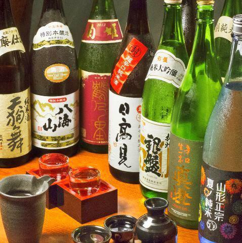 日本酒をはじめ種類豊富！