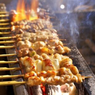 当日予約OK！人形町一丁目店限定【より鶏コース】飲み放題込み　4,500円