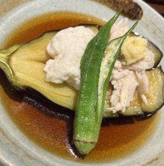 米茄子の揚げ出し