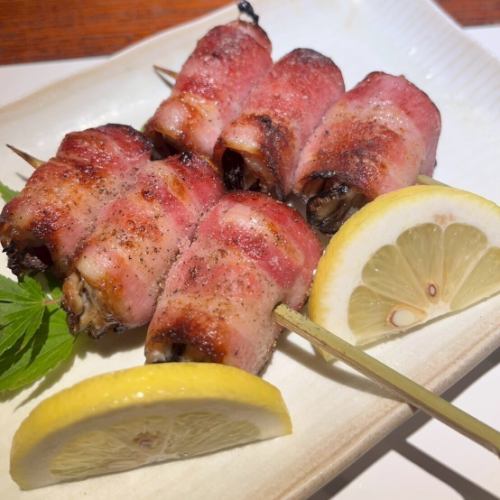 牡蠣のベーコン巻き