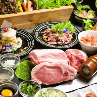 【Ultimate Meat Course】 Recommended for Banquet! Enjoy all 8 products including our ultimate pork dishes boasting ⇒ 3480 yen (excluding tax)