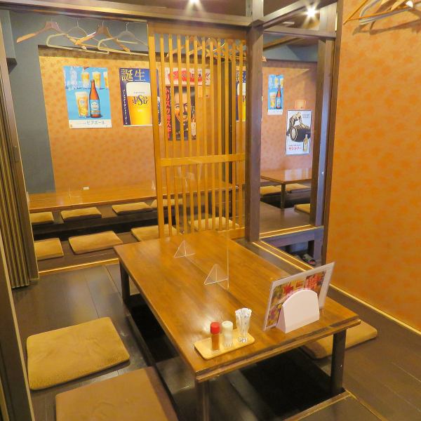 <Hold all kinds of banquets at Kurokashiwa!> All seats at Kurokashiwa Kurosaki branch are completely private rooms.This restaurant can accommodate a variety of uses from 2 to 40 people.Please feel free to use our restaurant for private parties, company parties, dates, girls' nights out, business entertainment, etc.