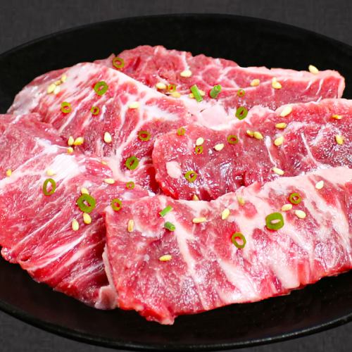 <自慢作!> 牛繁カルビ　（タレ・塩・味噌・にんにく味噌）